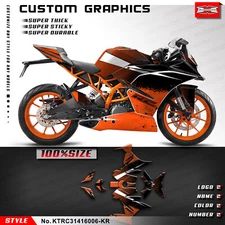 Kungfu Graphics Full Stickers Decals Kit for RC 125 200 250 390 2014 2015 2016