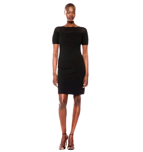 KARL LAGERFELD Paris Women's Scuba Crepe Sheath Dress with Illusion Yoke  Size 8 | eBay