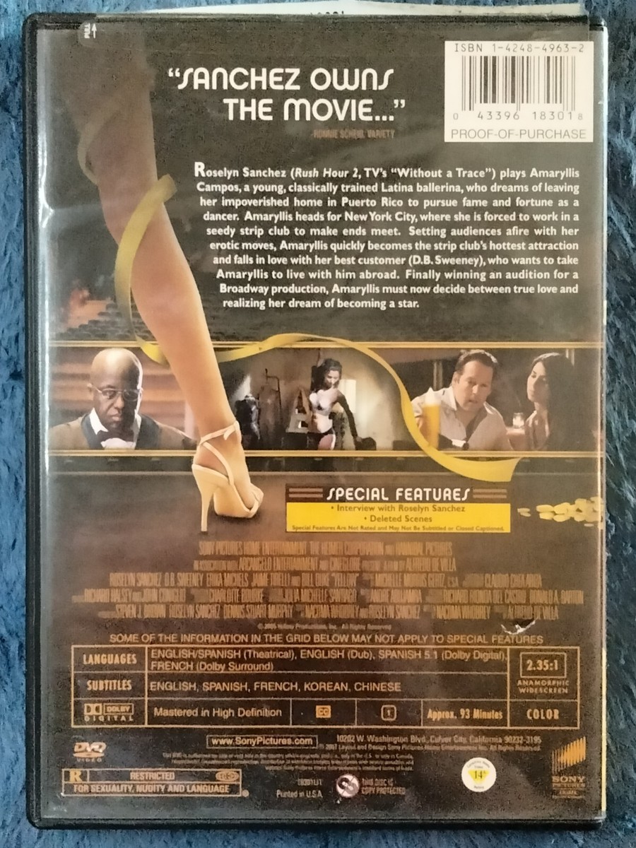 Yellow (DVD, 2007, Sony) *Roselyn Sanchez* Erotic Dance Sexy