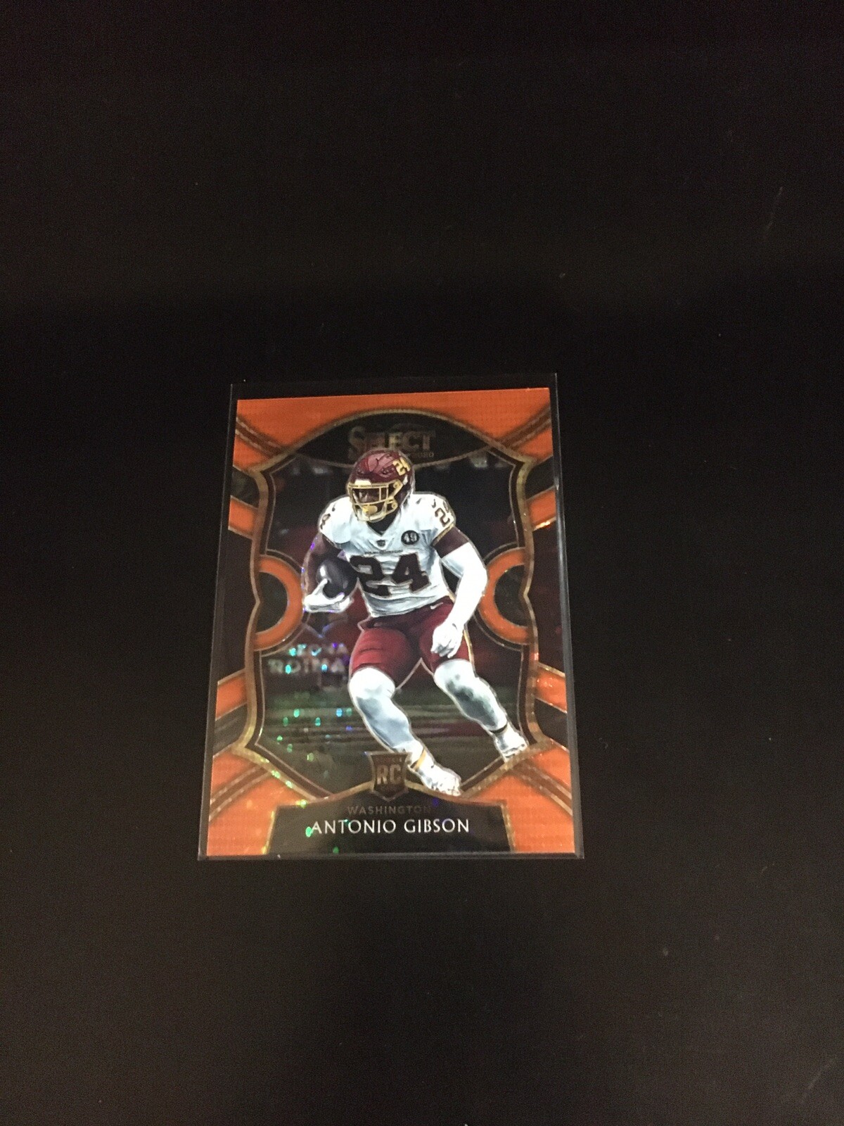 Antonio Gibson 2020 Select FOTL Orange Pulsar Prizm Concourse 5/7 Washington 72
