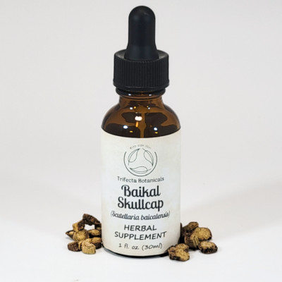 BAIKAL SKULLCAP Herbal Supplement / Liquid Extract Tincture / Scutellaria baical