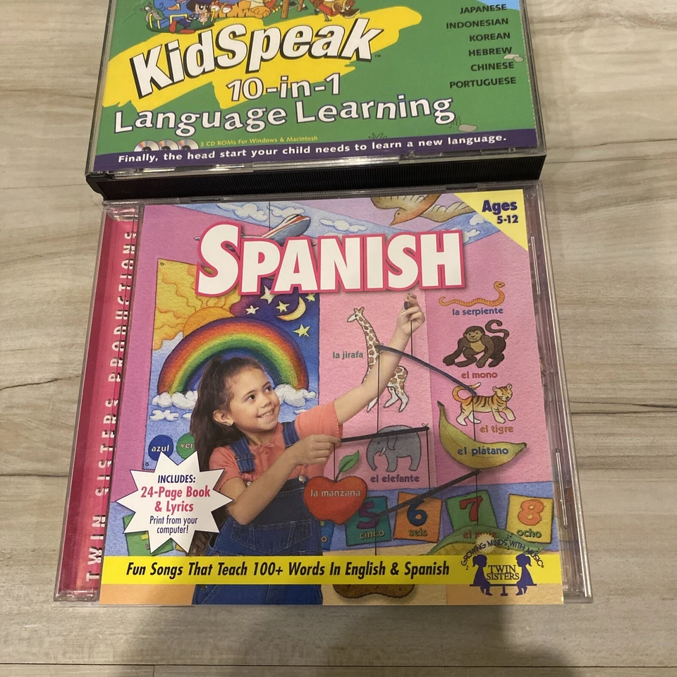 Transparent Language KidSpeak 10 in 1 Language Learning for PC + Spanish CD ROM - Image 3 of 4