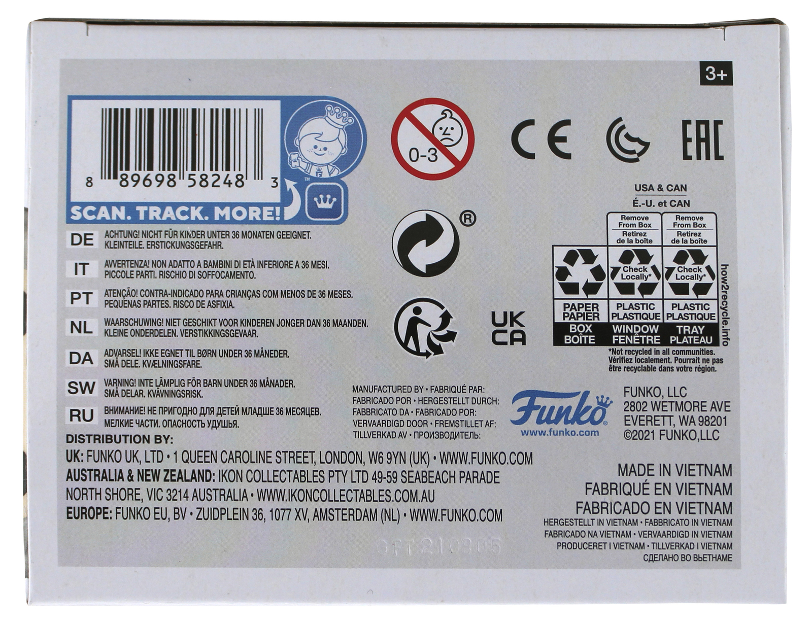 Chevy Chase Christmas Vacation Signed #1160 Funko Pop Figure Autographed BAS Wit