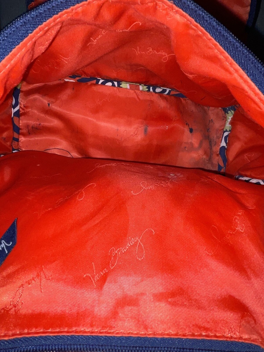 VERA BRADLEY Sun Valley Quilted Backpack Blue Orange Green School Retired VERA BRADLEY Sun Valley Quilted Backpack Blue Orange Green  main image 3