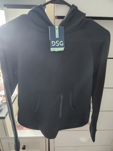 DSG Girls Large Joggers Sweatpants + L Hoodie Black SET Cotton Fleece - Picture 2 of 4
