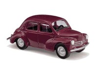 Busch 89110 Renault 4CV Bordeaux - H0 Automodell FüR Diorama & Modellbahn