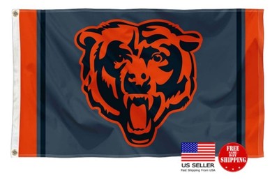 Chicago Bears 3x5 Flag Man Cave Flag 3 X 5 Banner Football New