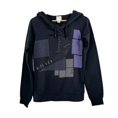 DIESEL Zip hoodie S Cotton GRY A15441 Used | eBay