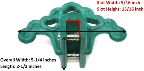 Green Plastic Roof Ice Snow Standing Seam Metal Roof Guards 1, 5 or 10 pack - Picture 4 of 15