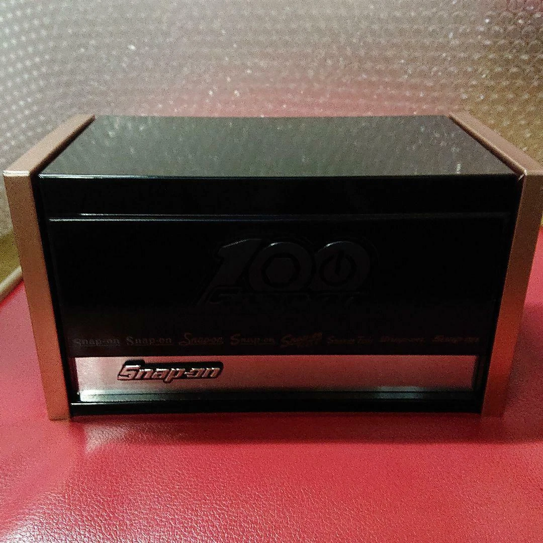 Snap on 100th Anniversary Upper Top miniature Tool Box Black Base Cabinet Mini