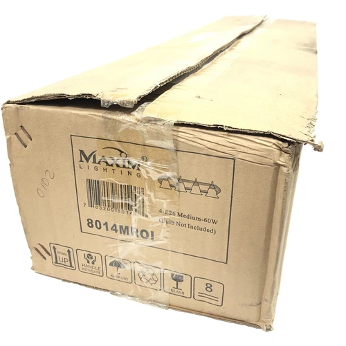 Maxim Lighting 8014MROI 4-Light Early American Bath Vanity 30"x7" New - Picture 2 of 4