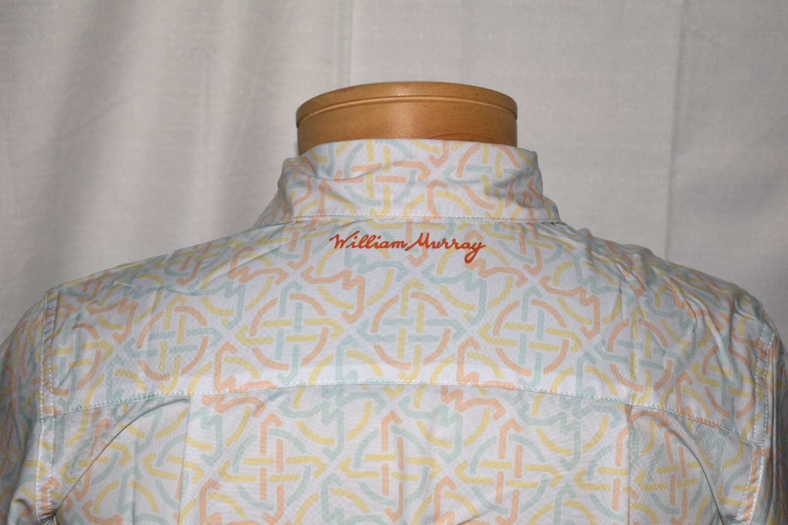 NWT WILLIAM MURRAY Small Men's S/S KNOTTY BY NATURE Poly Spandex Shirt