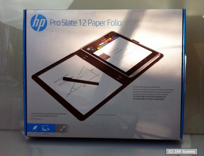 HP Pro Slate 12 Paper Folio Case, Hülle, Tasche, Mikrofaser Polyurethan, Schwarz