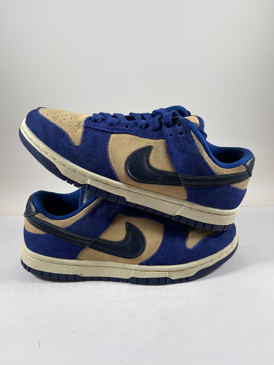 Size 6W - Nike Dunk Low LX Blue Suede | eBay