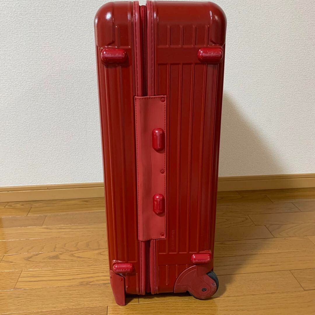 RIMOWA Salsa Red 63L TSA Compatible Suitcase Carry Bag RIMOWA Salsa Red 63L TSA Compatible Suitcase Carry Bag