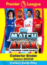 FOOTBALL MATCH ATTAX CARD - TOPPS FOOTBALL PREMIER LEAGUE - 2017 / 2018 - Choose from