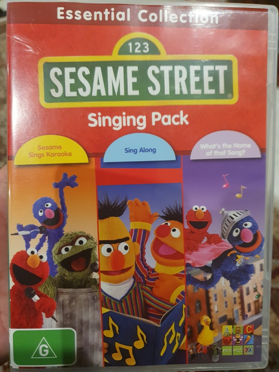 SESAME STREET ESSENTIAL COLLECTION SINGING PACK DVD JIM HENSON