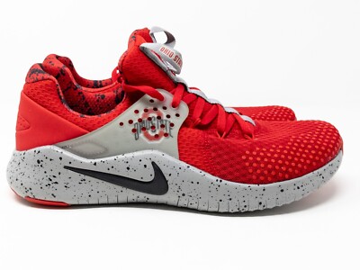 Sz 8] Nike Free TR 8 Running Shoes Ohio State Buckeyes Red  display picture 1