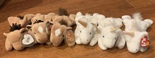 TY Beanie Babies - Derby and Mystic. All 3 Variations With Tags 