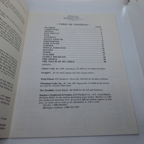 Stoney Creek Collection 48 - I OWE, I OWE So Off To Work I Go Cross Stitch Book - Picture 3 of 3