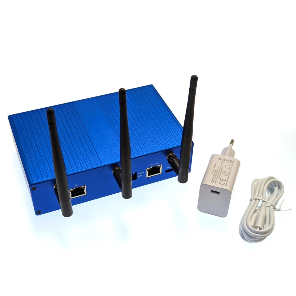 OpenWrt One – schneller WLAN-Router von Banana Pi mit Wi-Fi 6 und 2.5 G Ethernet - Bild 3 von 4