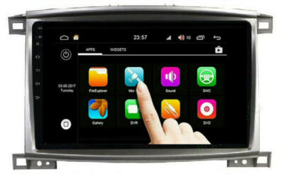 for LANDCRUISER 100 SERIES 2002-07 GPS CARPLAY ANDROID AUTO ODB DAB TPMS DVR 4x4