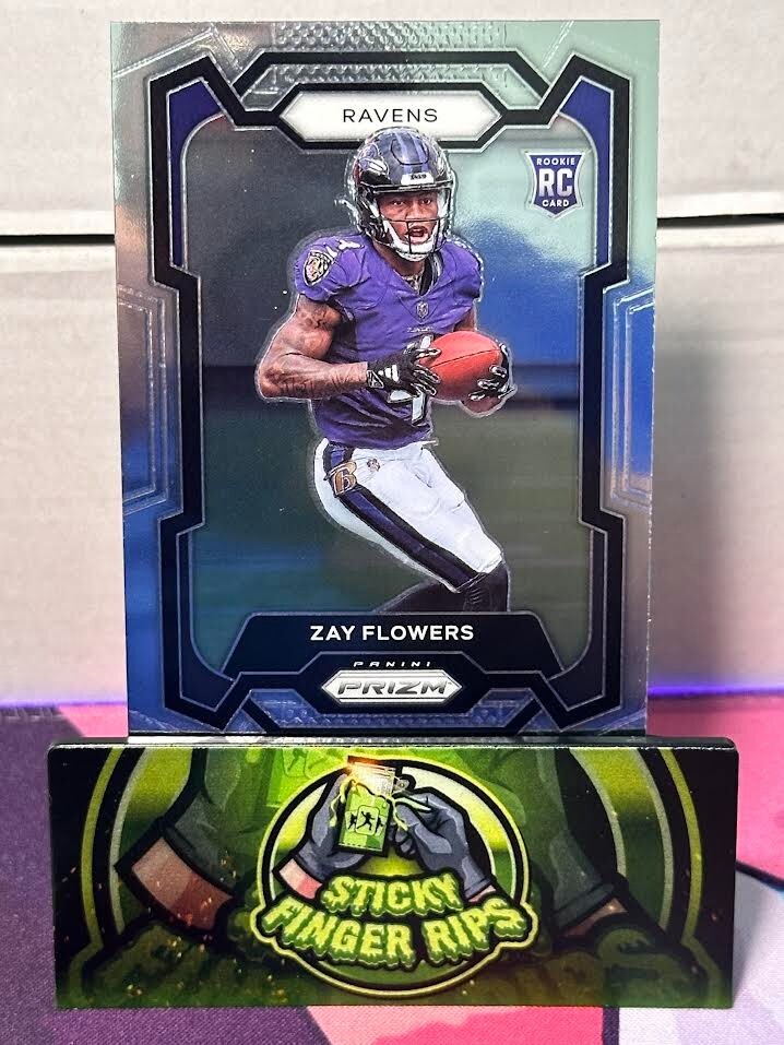 2023 Panini Prizm Zay Flowers Rookie #307 RC Baltimore Ravens