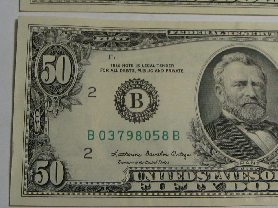 2 Consecutive AU 1985 FRN Notes: B/B Block New York. #12 - Image 4 of 4