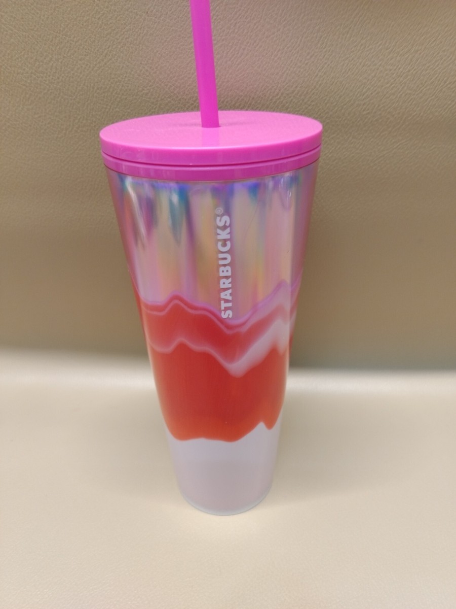 Starbucks 2021 Winter Holiday Mulit Color Wave 24oz Cold Cup Tumbler NWT. |  eBay