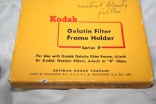Kodak Gelatin Filter Frame Holder 4"  Series 8 VIII in Box