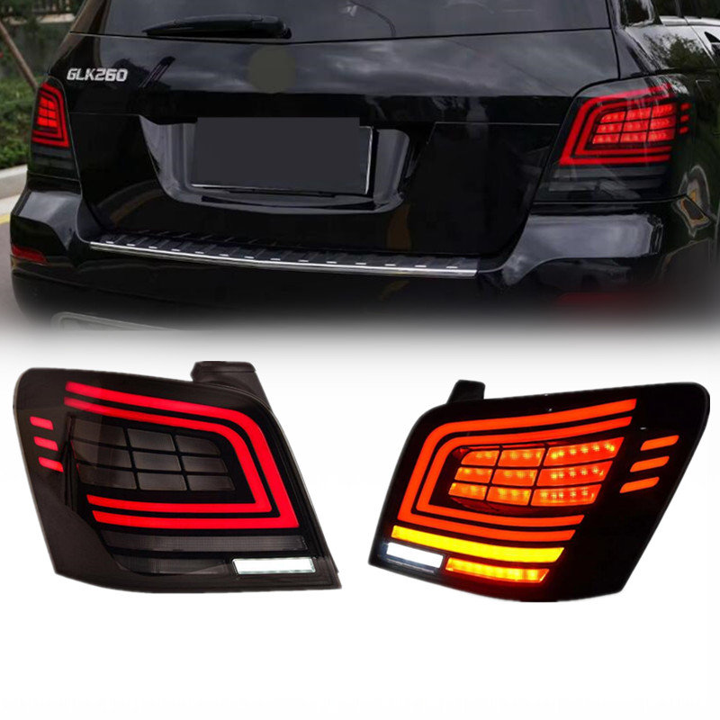 2x Smoked LED Tail Light For 07-2015 BENZ GLK GLK350 Rear Brake