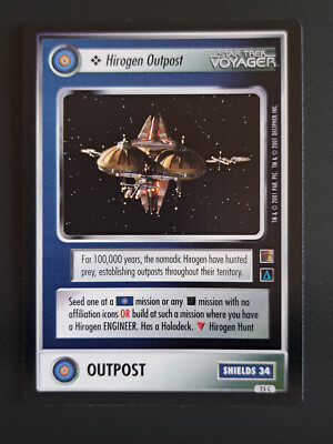 Star Trek CCG - The Borg - Facility: Hirogen Outpost (common) MINT / NEAR MINT