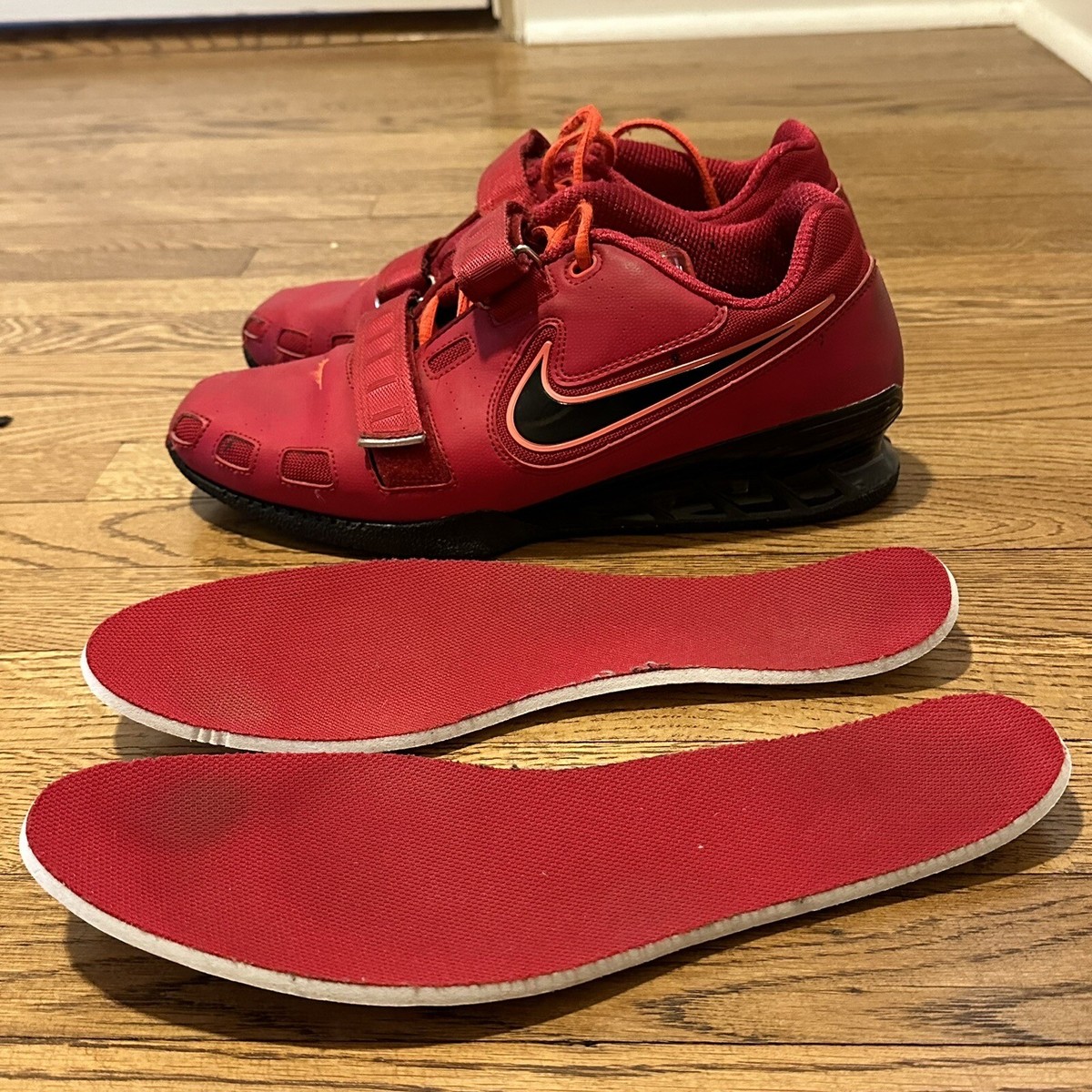 Nike Romaleos 2, Red, Size 14 ❌❌❌❌❌ Size 8 US Male Nike Romaleo 2s / Female 9.5 Pink  main image 2