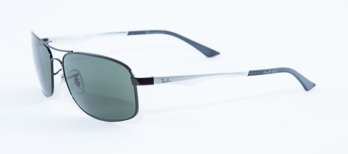 RAY BAN RB 3484 002 Silver Black 63-17-3N Sunglasses NEW | eBay