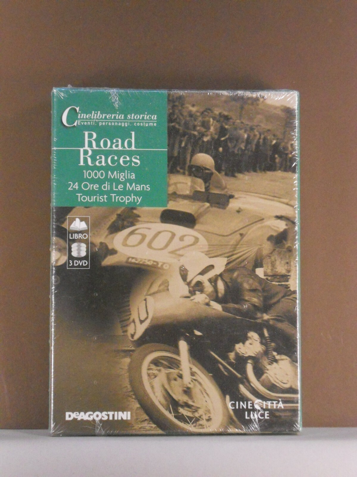 Road Race libro + 3 DVD cinelibreria storica