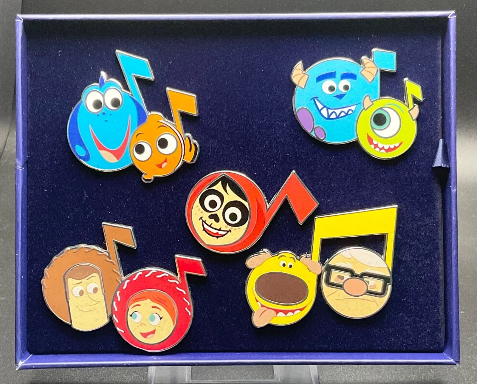 Disney DLP 2024 Together Pixar Musical Adventure LE 700 Box Pin Set
