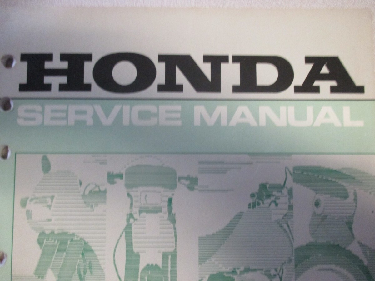 Honda Factory Service Manual 1991 EZ90 61GZ400 | eBay
