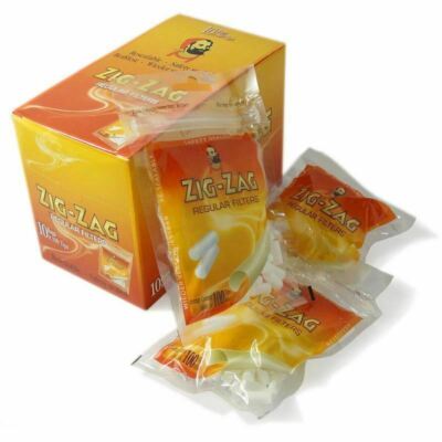 ZIG ZAG REGULAR FILTER TIPS 10ER PACK (JEDE PACKUNG ENTHÄLT 100 TIPS)