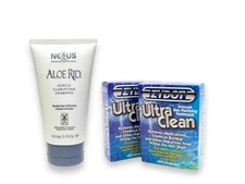 Nexxus Aloe Rid Clarifying Shampoo w/2 Zydot Ultra Clean For Hair Follicle Test