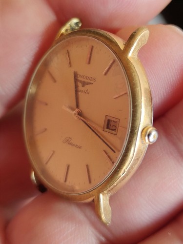 🔴LONGINES Presence Yellow Gold Tone Quartz Watch - 33.5 mm 🔴 - 第 8/9 張圖片