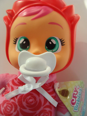 NWT Cry Babies Tiny Cuddles Happy Flower ROSE Plush Doll