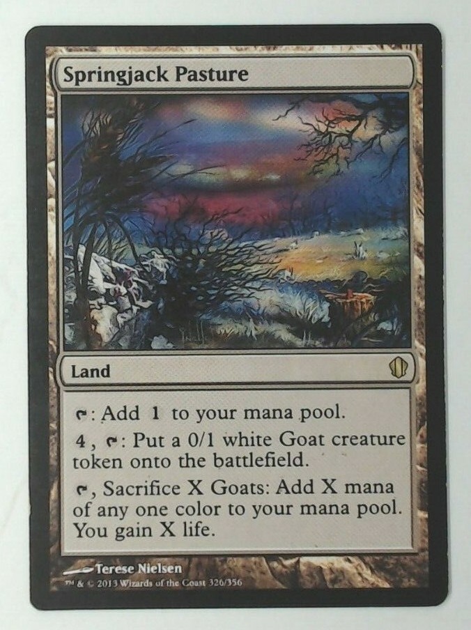 MTG Singles - Springjack Pasture - C13 Commander 2013 -F122