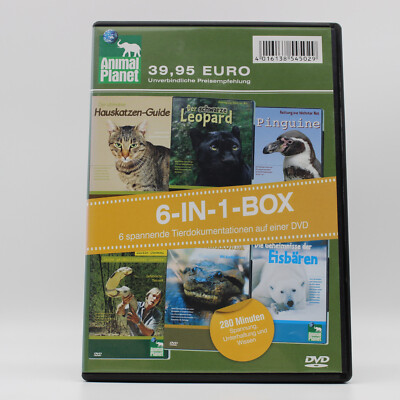 DVD | 6 in 1 Box - 6 spannende Tierdokumentationen | Disc poliert