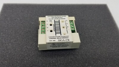 EDWARDS EST SIGA-CR CONTROL RELAY MODULE RATED AT 2 AMPS 24VDC, USED ...