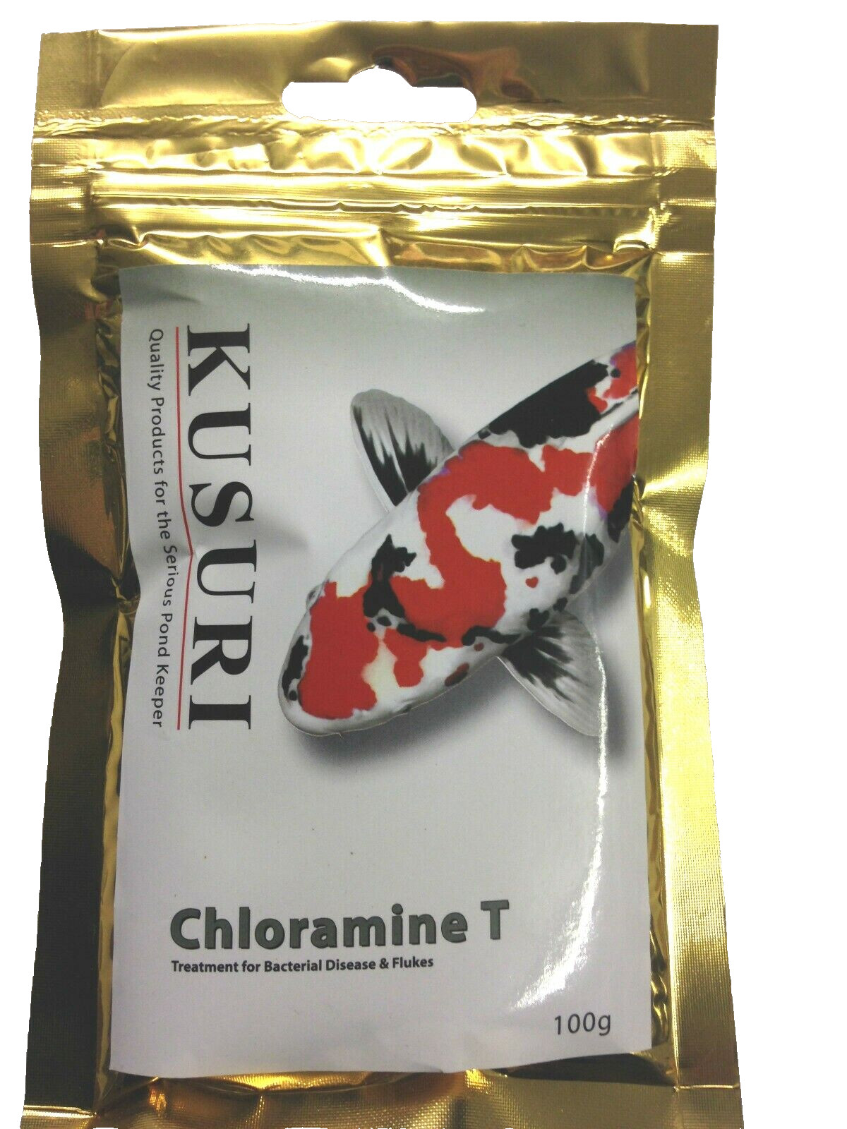 KUSURI Chloramine T Koi Pond Treatment Bacterial Gill Disease Costia 100g