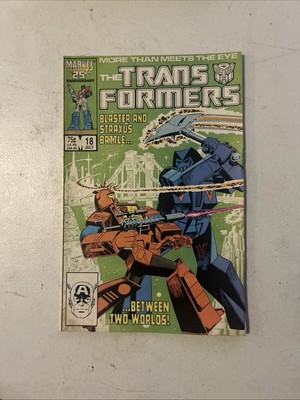 Transformers #18  MARVEL Comics 1986