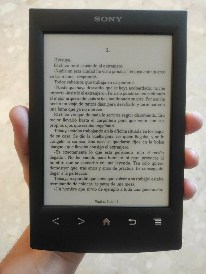 Ebook sony prs t2 reader ereader digital tinta Perfecto Estado!!Ereader Libro - Imagen 3 de 4