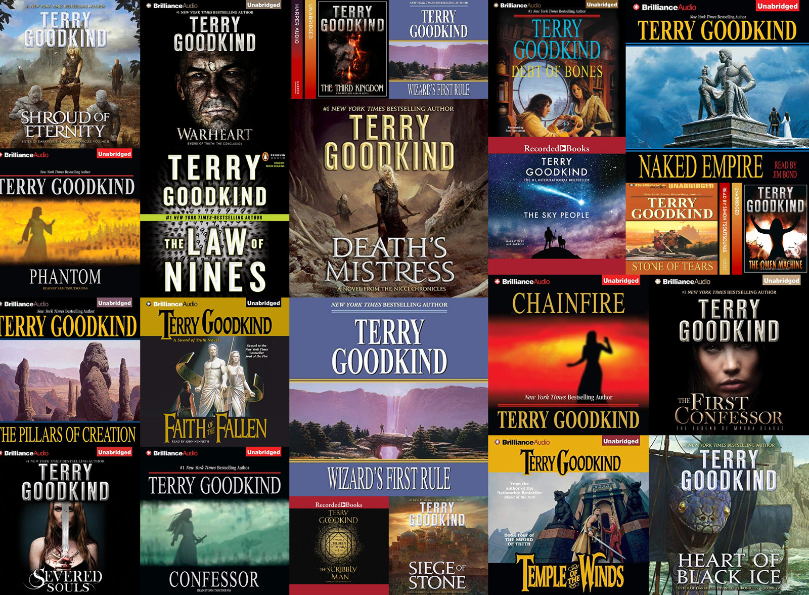 Terry Goodkind - Sword of Truth + (27 Audiobooks on USB or DVD)