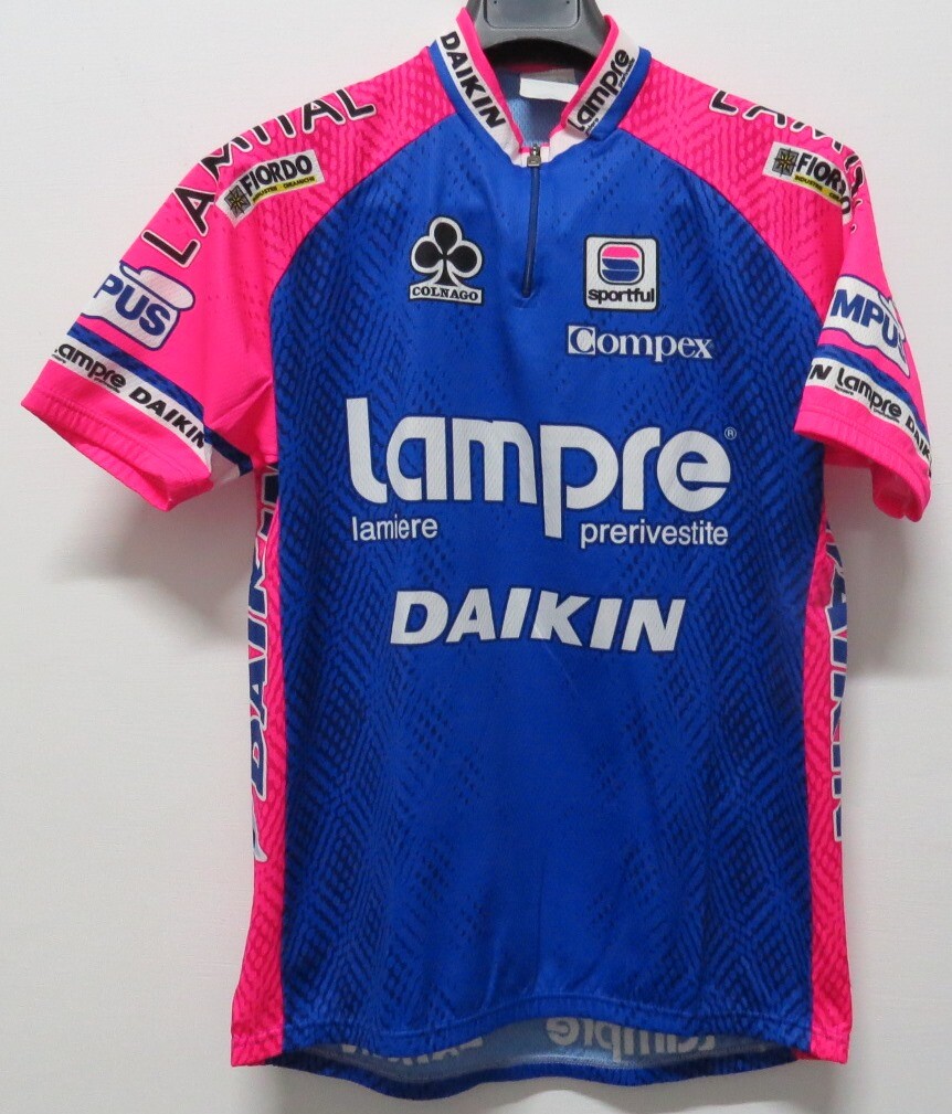 MAGLIA SHIRT JERSEY MAILLOT CAMISA TRIKOT CICLISMO CYCLING LAMPRE