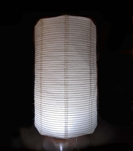 Quasimoon Cylinder Centerpiece Candle Lantern w/ Fine Lines (Lantern Only) - Picture 3 of 4
